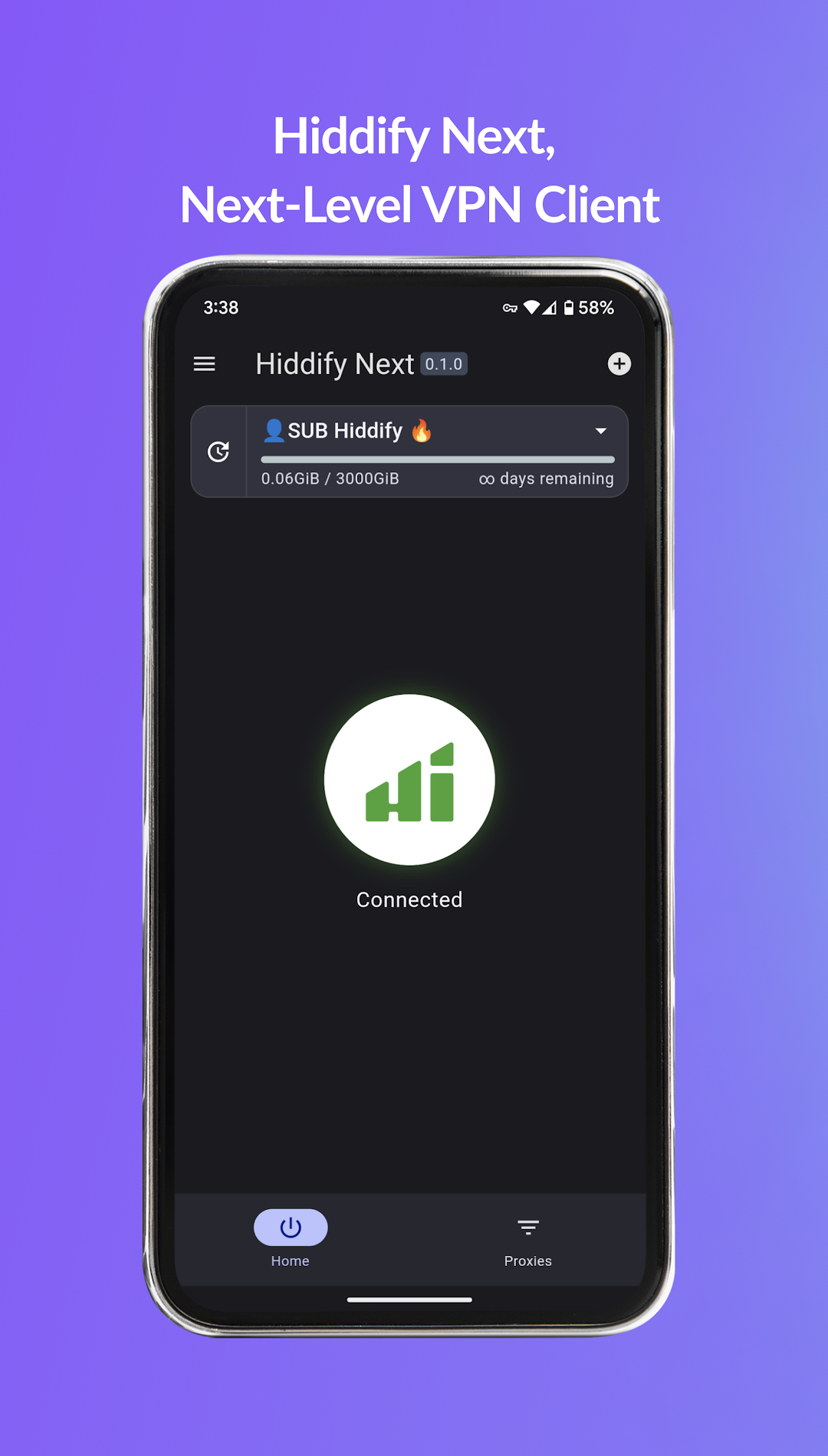 Hiddify скриншот
