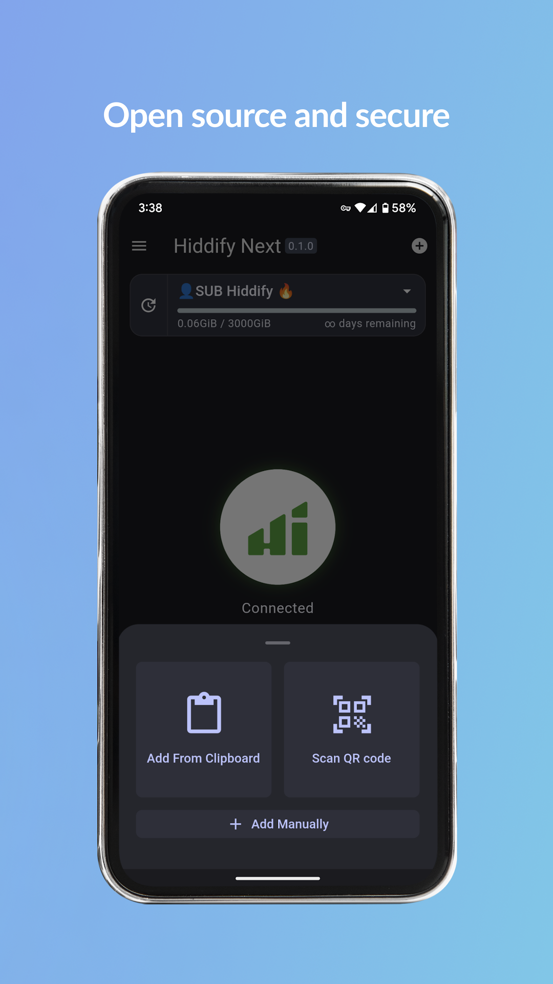 Hiddify скриншот