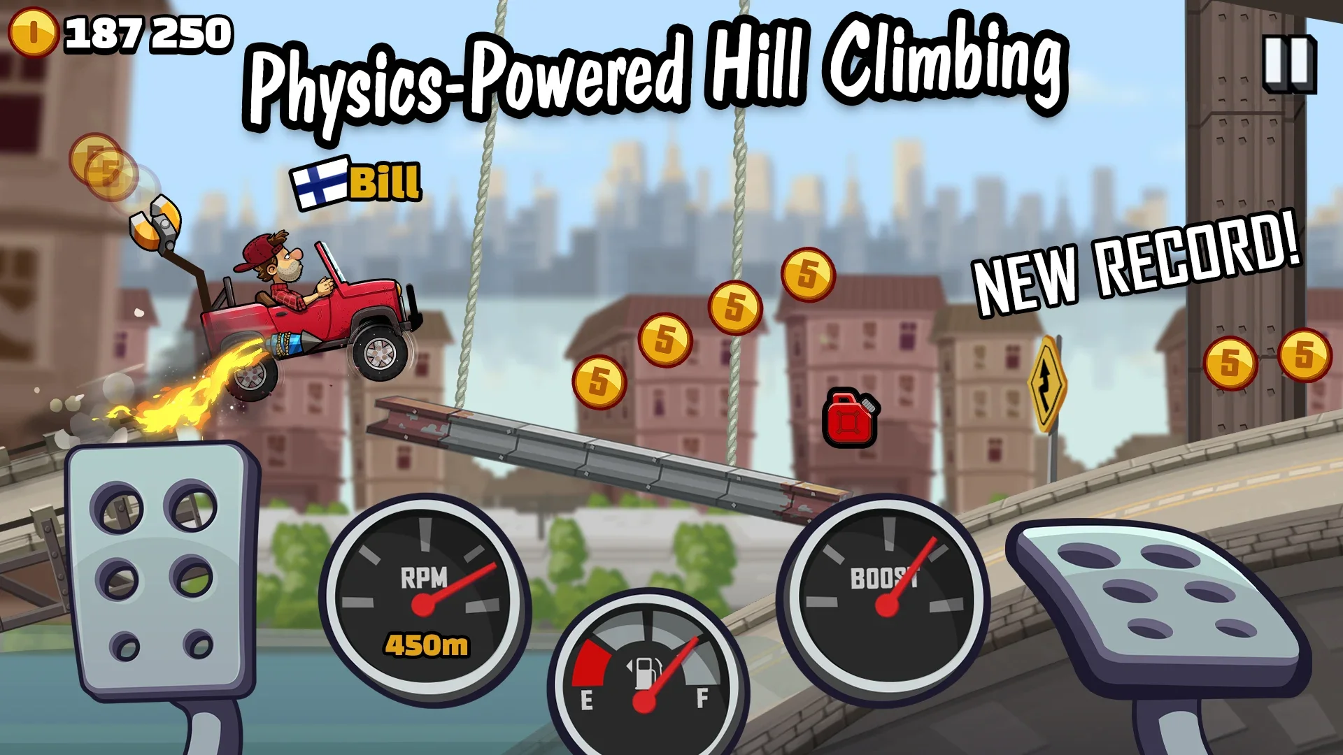 Hill Climb Racing 2 скриншот